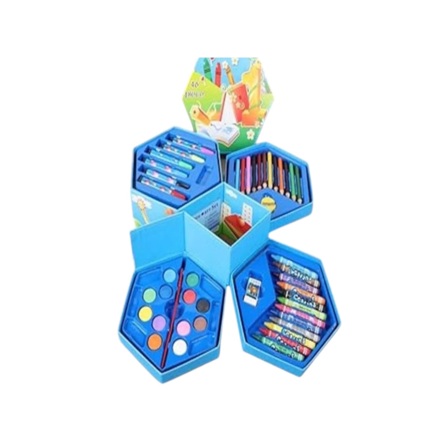 46 Pieces Multi-Color Coloring - Color Set