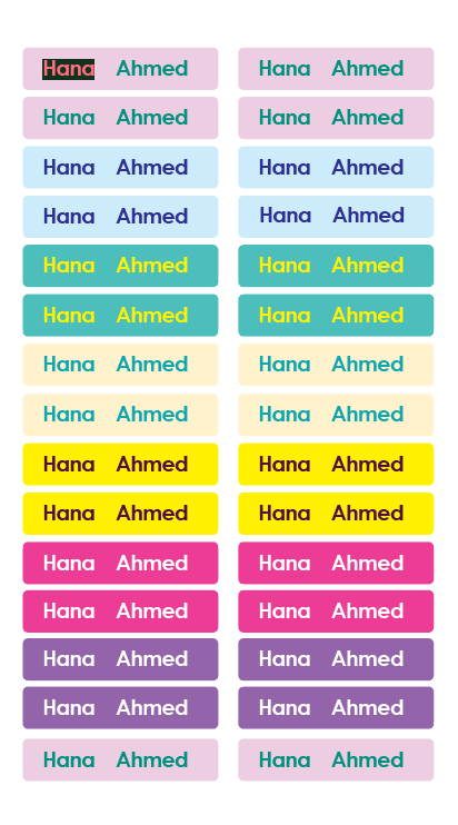 Minnie Mouse Name Tag