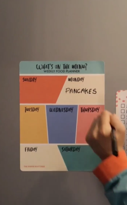 Magnetic Meal Planner