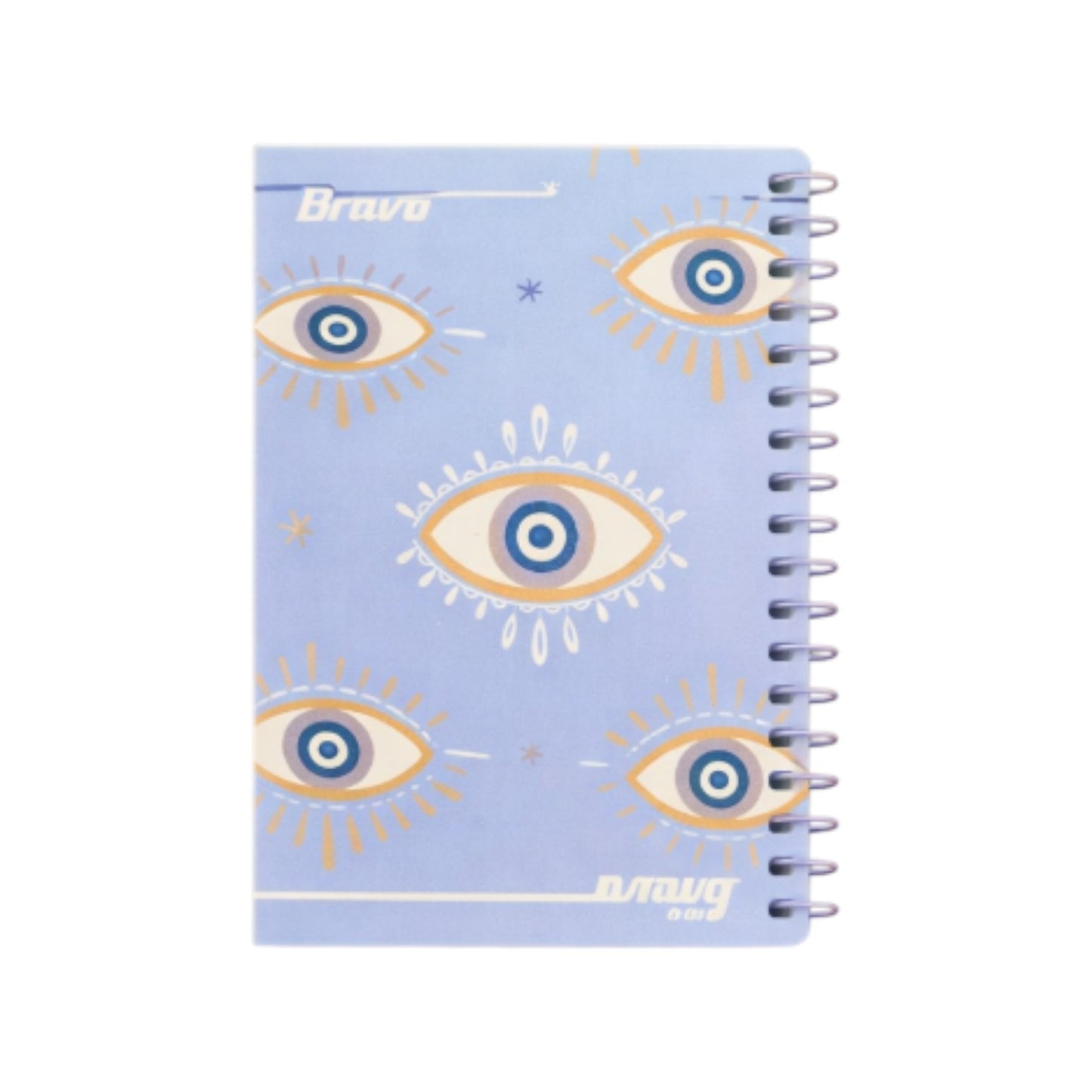 Bravo 4 Subjects Mini Spiral Notebook 10x14.5cm
