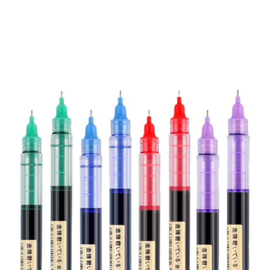 8  Pieces Rolling Ball Pens, Quick-Drying Ink 0.5 mm