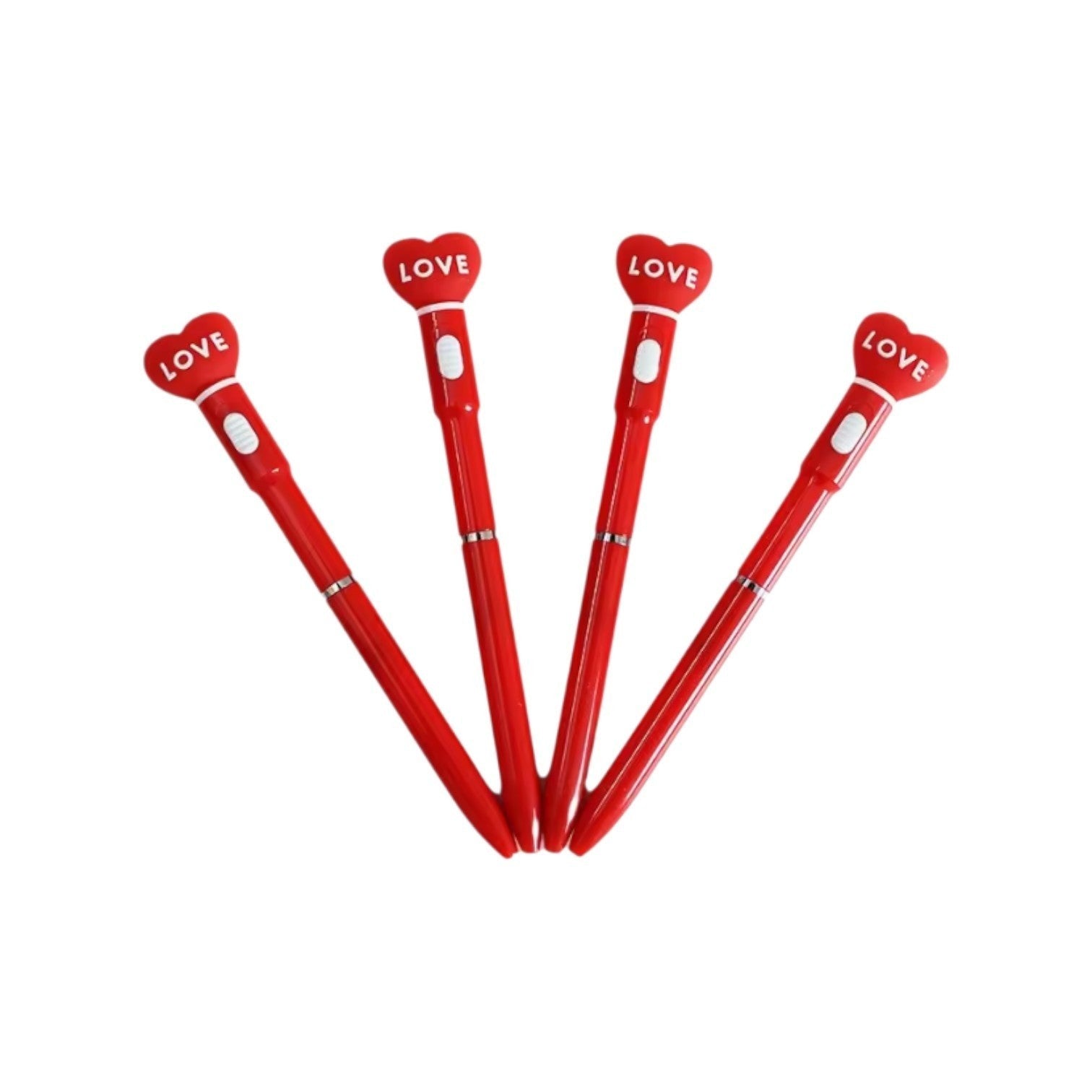 Led Pens Lighted Heart Shaped Ballpoint Pen – Elite Stationery House