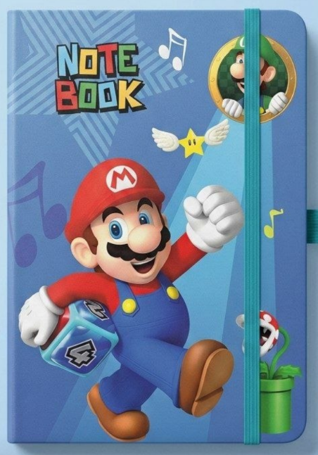 Super Mario Hard Cover Notebooks.
