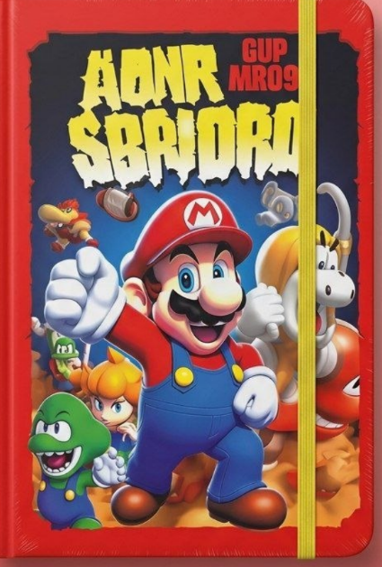 Super Mario Hard Cover Notebooks.