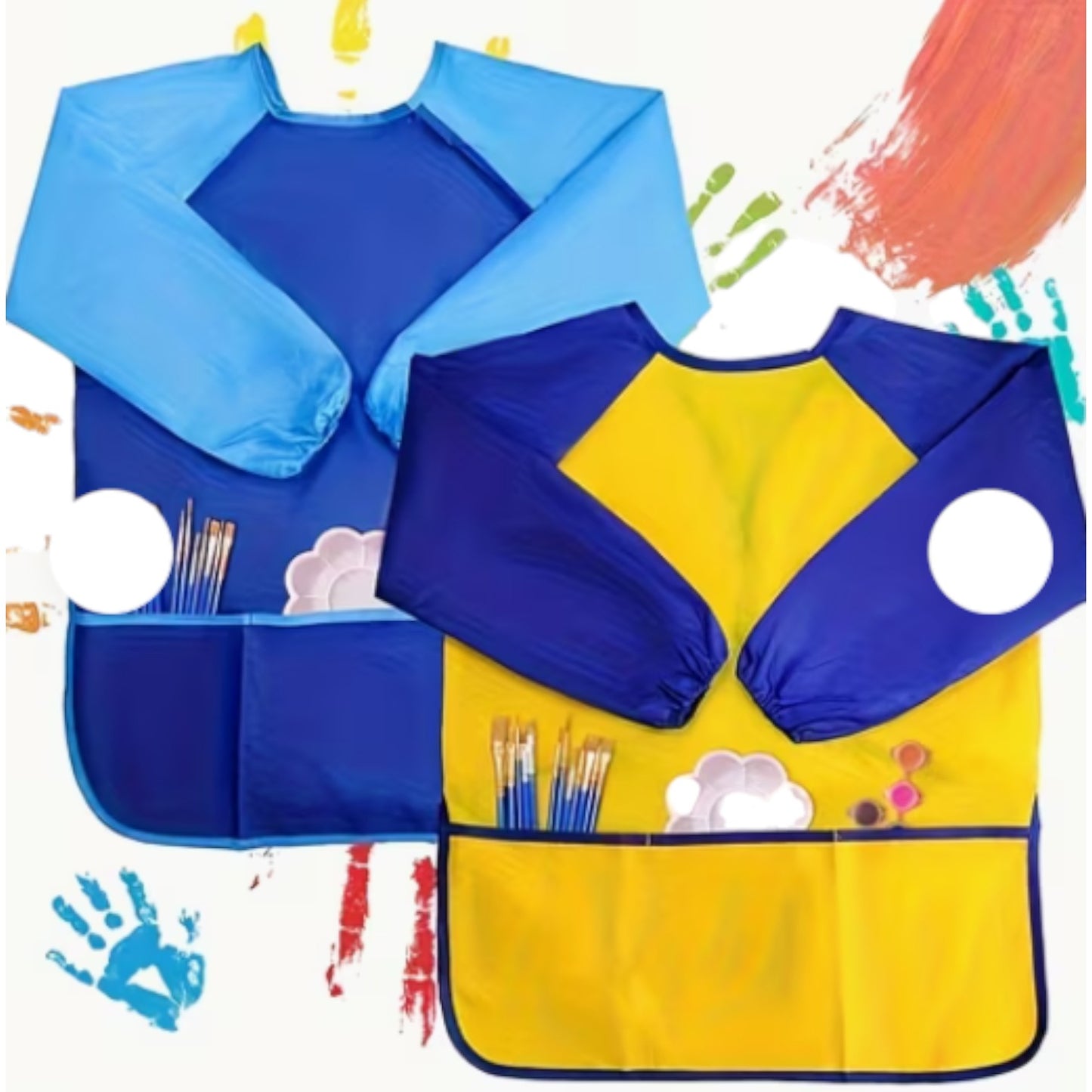 Kids Art Smocks Painting Apron for Children Waterproof