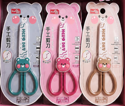 Bear Face Hello Day - Scissor