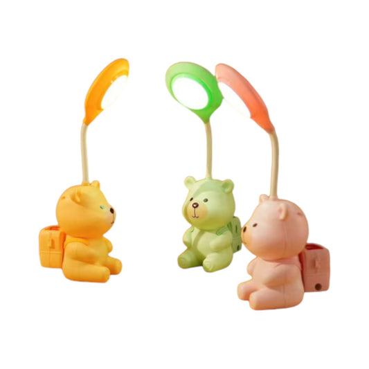 Mini Bear Study Lamp with Pencil Holder