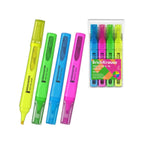 Set of 4 highlighters ErichKrause Liquid Visioline V-14 Neon