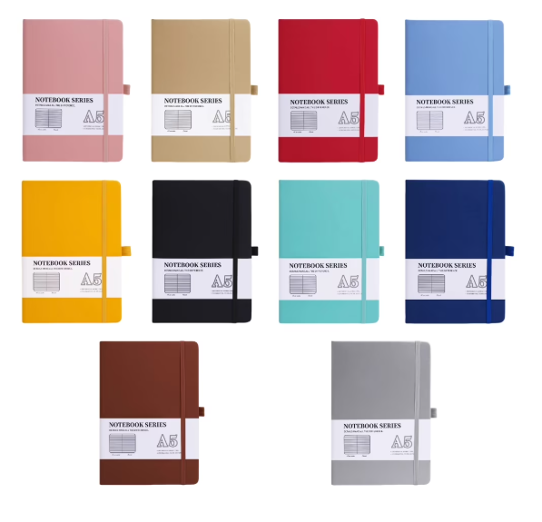 80 Sheets  A 5 Business Pastel Notebook Hardcover Notepads