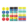 Ironman Name Tag Stickers