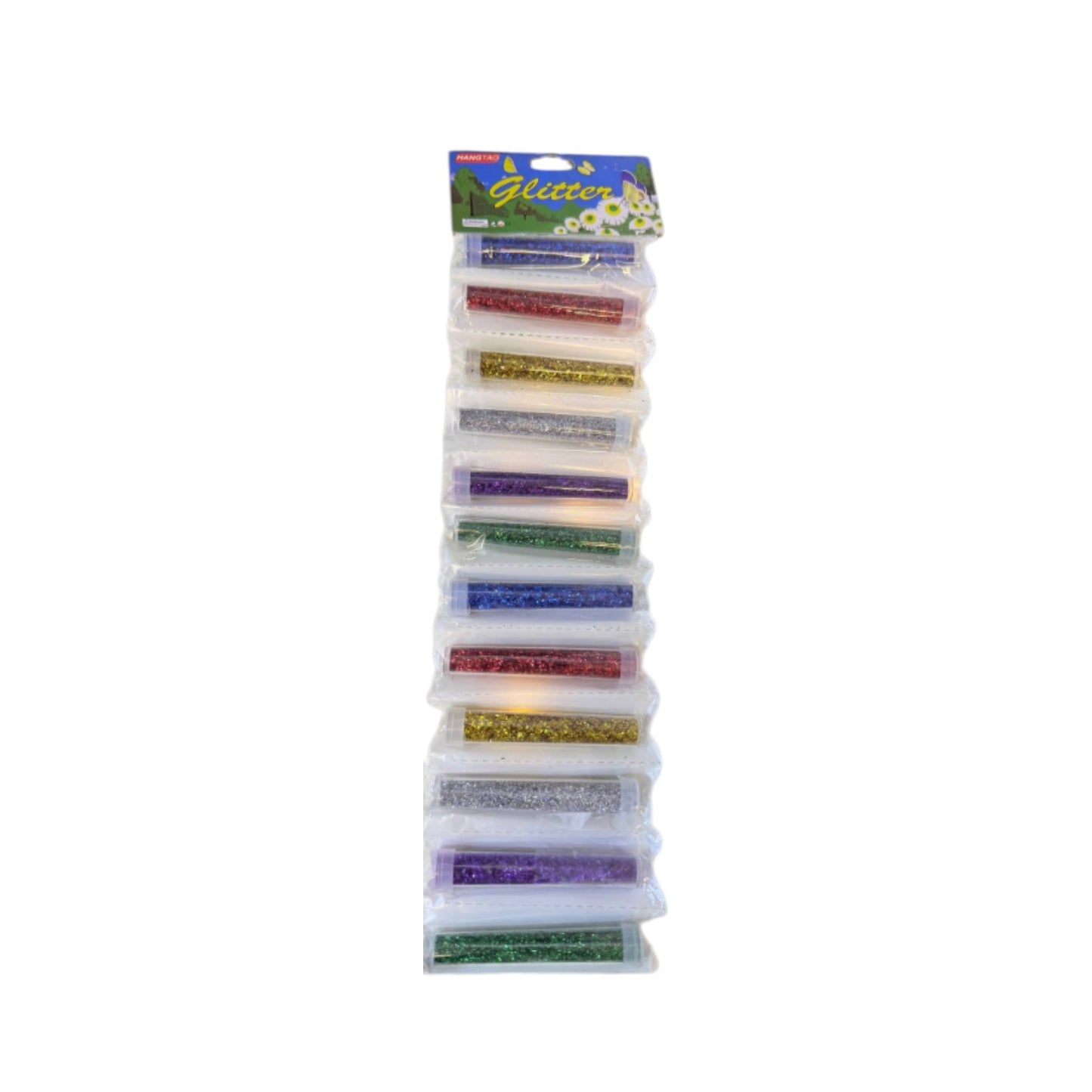 Glitter Pack of 12 Pieces For Drawing, Crafts And Arts