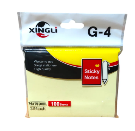 Xingli Sticky Note 100 Sheet 76 × 101 Mm