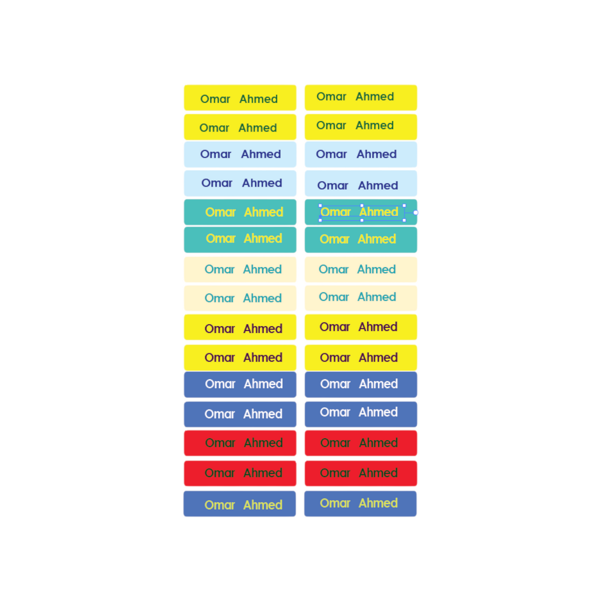 Elite Stationery House waterproof Star Wars name tag stickers in various bright colors for school supplies