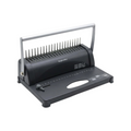 Elite Stationery House Bright Office 8621 A4 binding machine in black and grey with a silver handle