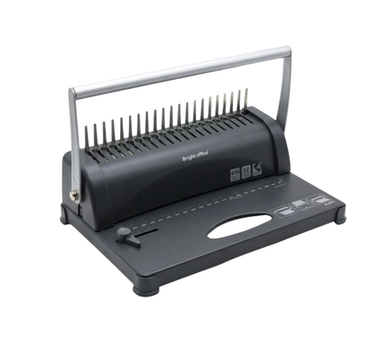 8621 Binding Machine A4 - Black Grey