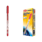 Elite Stationery House Beifa TA606A 0.7mm red semi-gel pen with matching box packaging for smooth daily writing