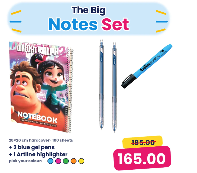 ✨ The Big Study Set – More Space, More Ideas!