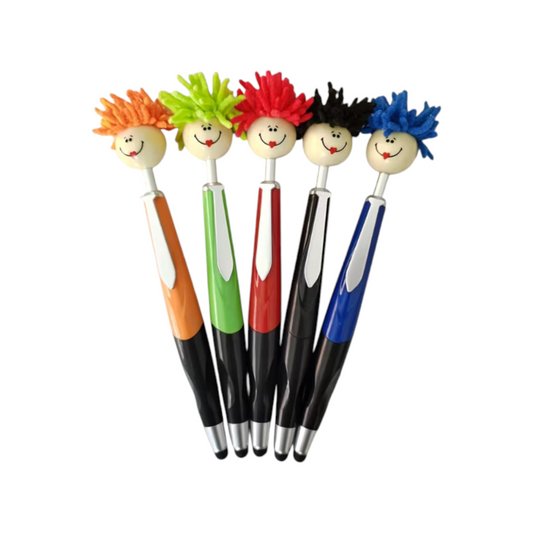 Retractable Ballpoint Pens, Featuring a Round Plastic Body - 1 Pen