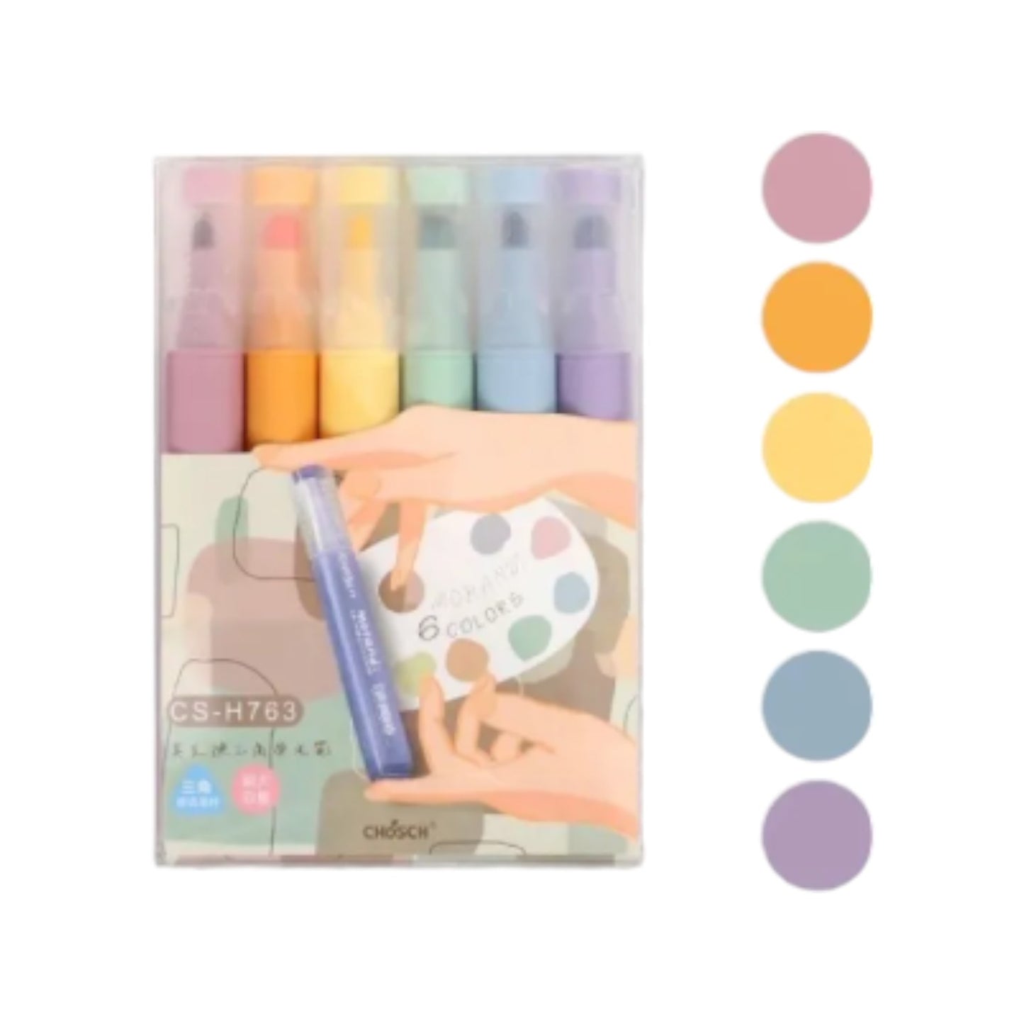 CHOSCH CS-H 763 Fosforlu Set Of 6