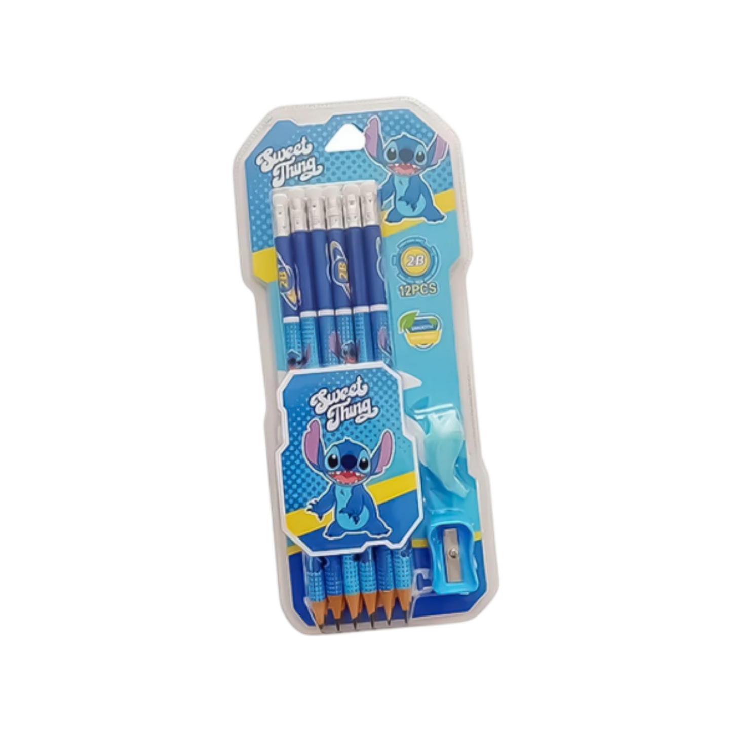 Stitch 12 Pencils With Sharpener / 231179