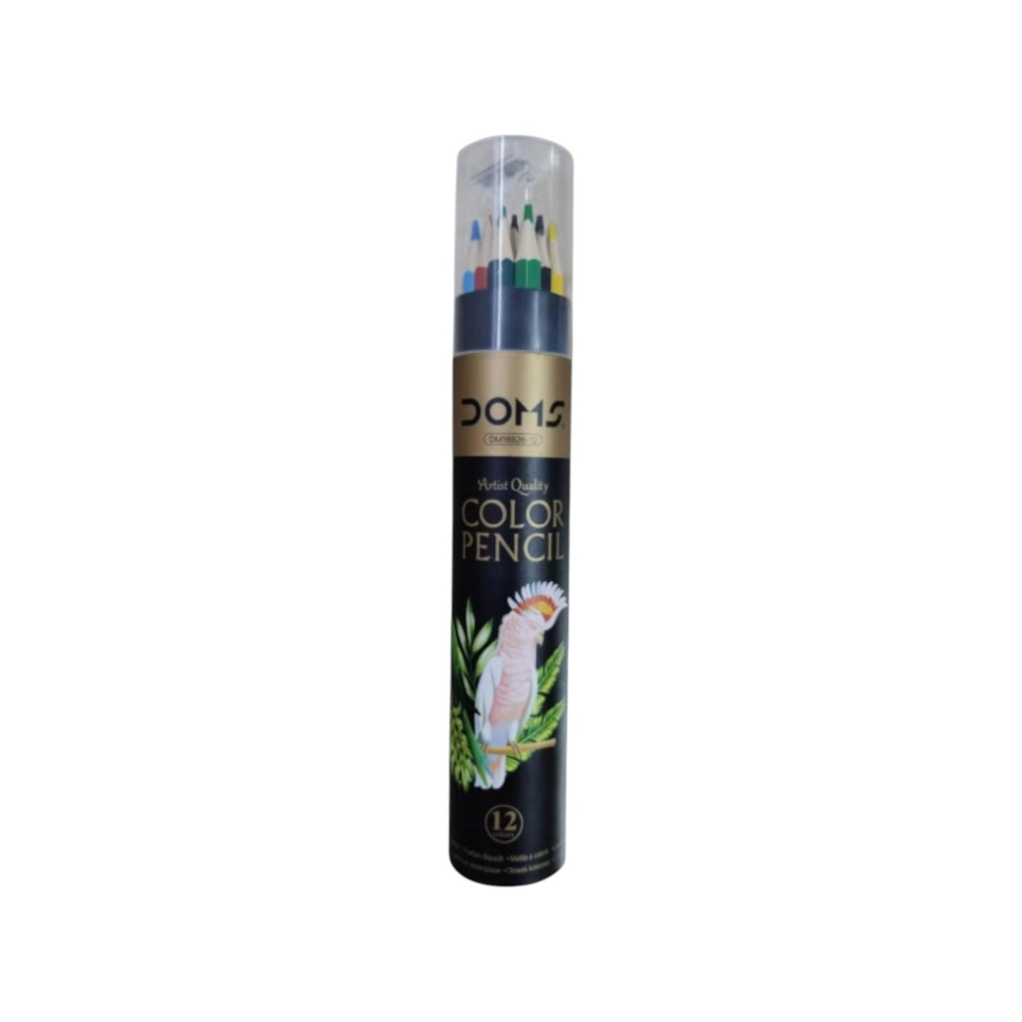 DOMS Color Pencils (12 Colors) + Sharpener