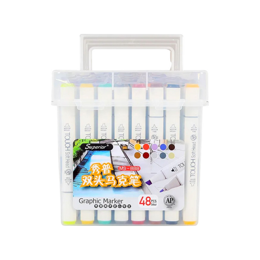 48 Superior Superior Colors Art Markers Set Dual