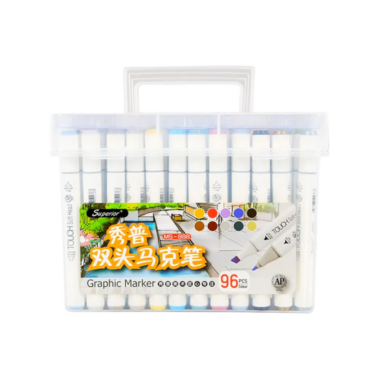96 Superior Superior Colors Art Markers Set Dual