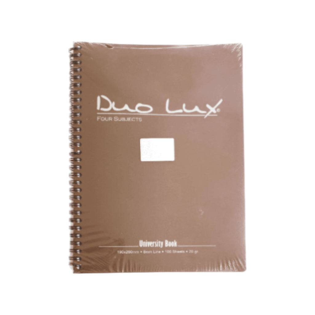 100 Sheets Notebook Duo Lux Mintra - 4 Subjects