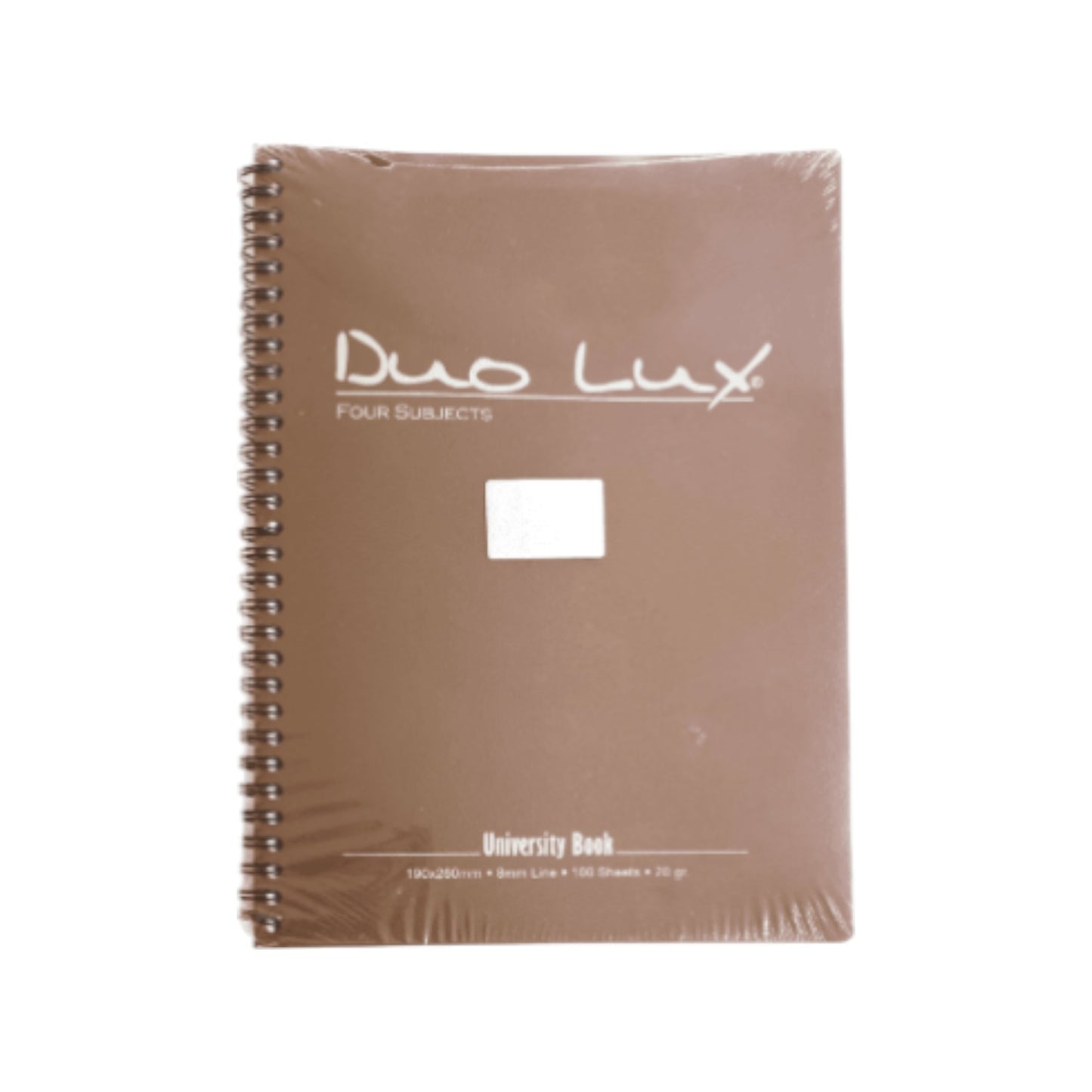 Notebook Duo Lux Mintra 100 Sheets - 4 Subjects