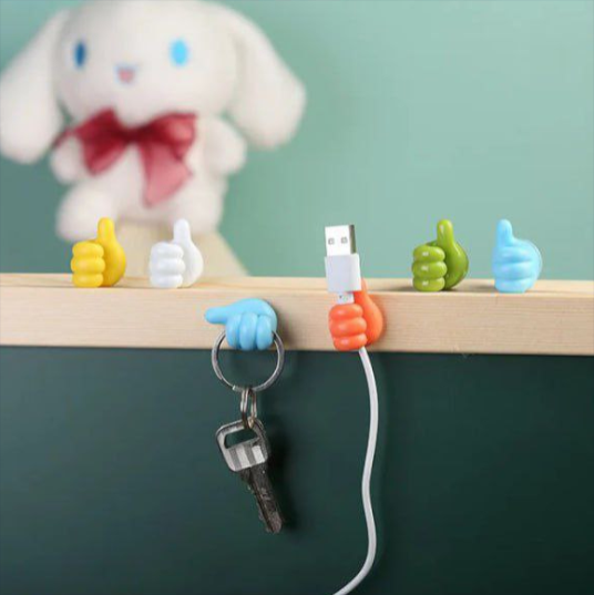 10 Pcs Thumb Shape Key Hooks