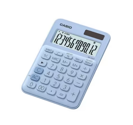 Casio MS-20UC-RG-N-DC Desk Calculator