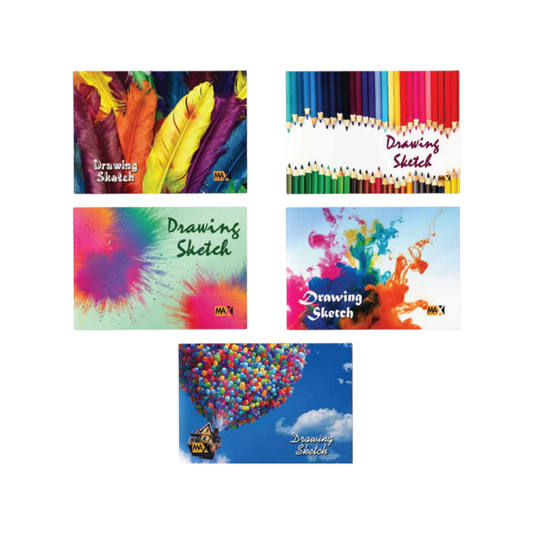 Max Stationery Stapled Drawing Sketch Book