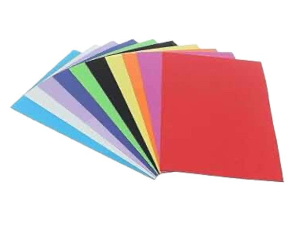 Glitter & Plain Foam Belal Packet Size 20x30cm 10 Colors