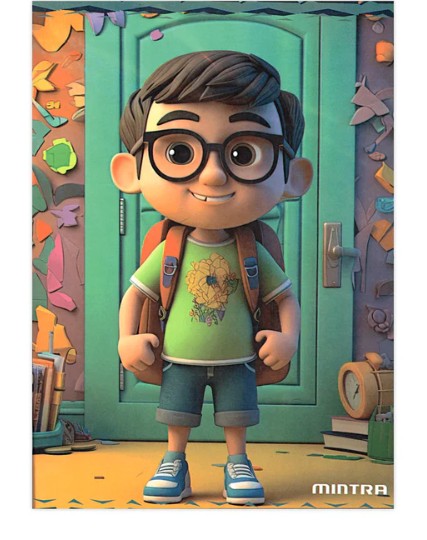 40 Sheets  Mintra Stapled Lined Notebook 40 Sheets A4