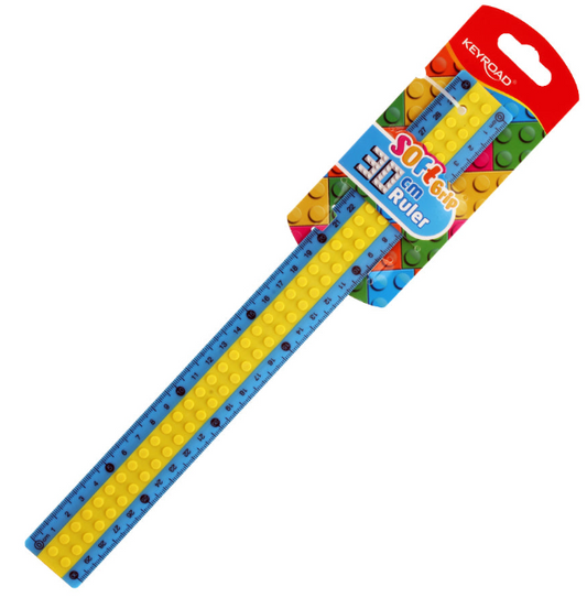 Lego Ruler Soft Touch 30 cm KeyRoad