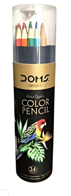 DOMS Color Pencils (12  Colors) + Sharpener