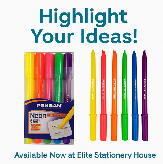 Pensan Highlighter Neon Set 6 pieces – 99095