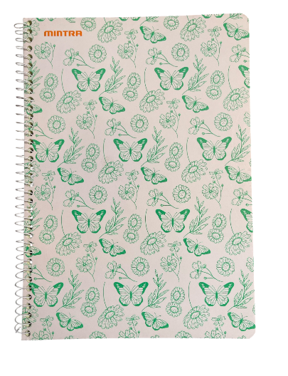 University Notebook Wire 80 Paper Lined 70g  Colored Paper