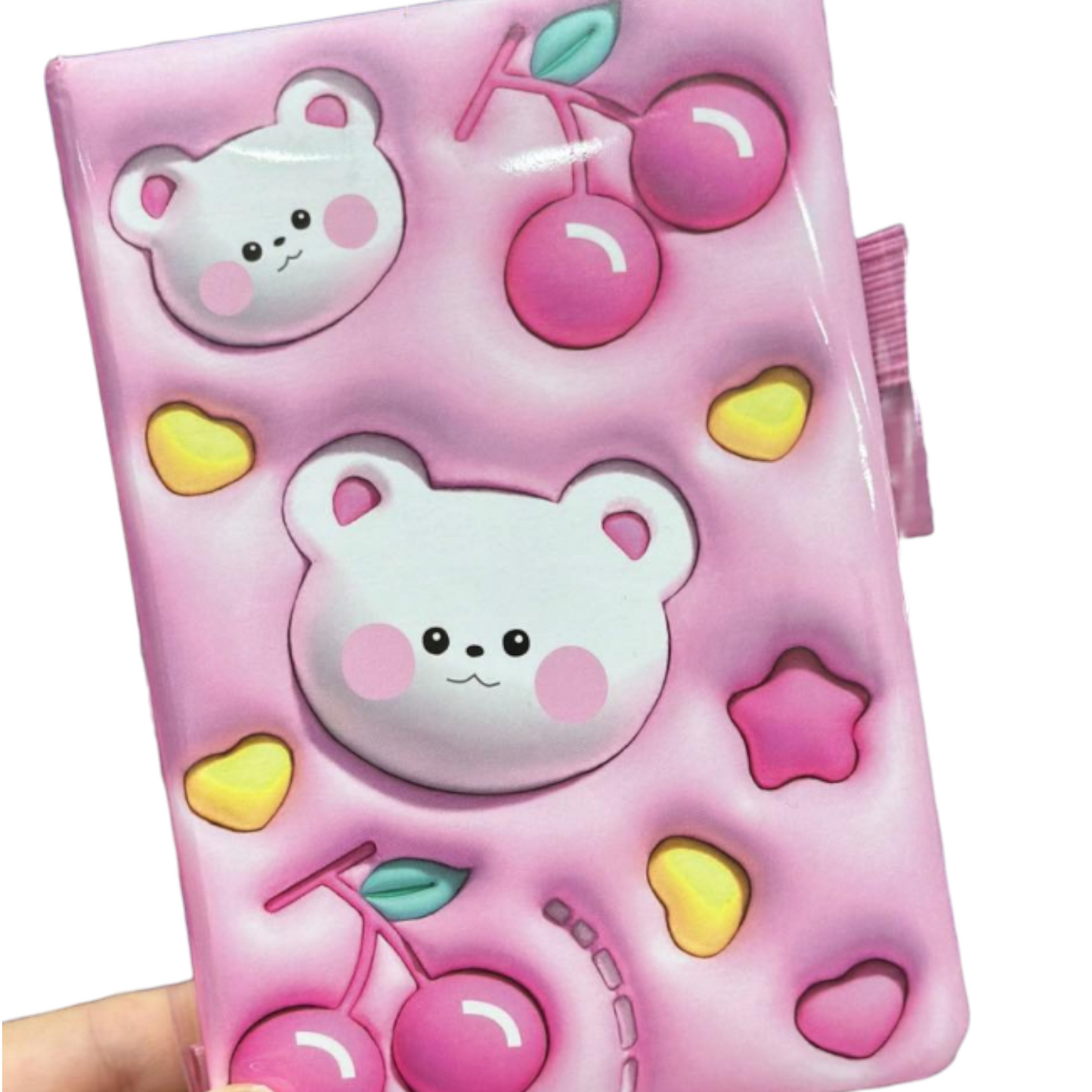 80 Sheets SIMBA B6 Hard Cover Spiral Notebook Ruled Cream Paper