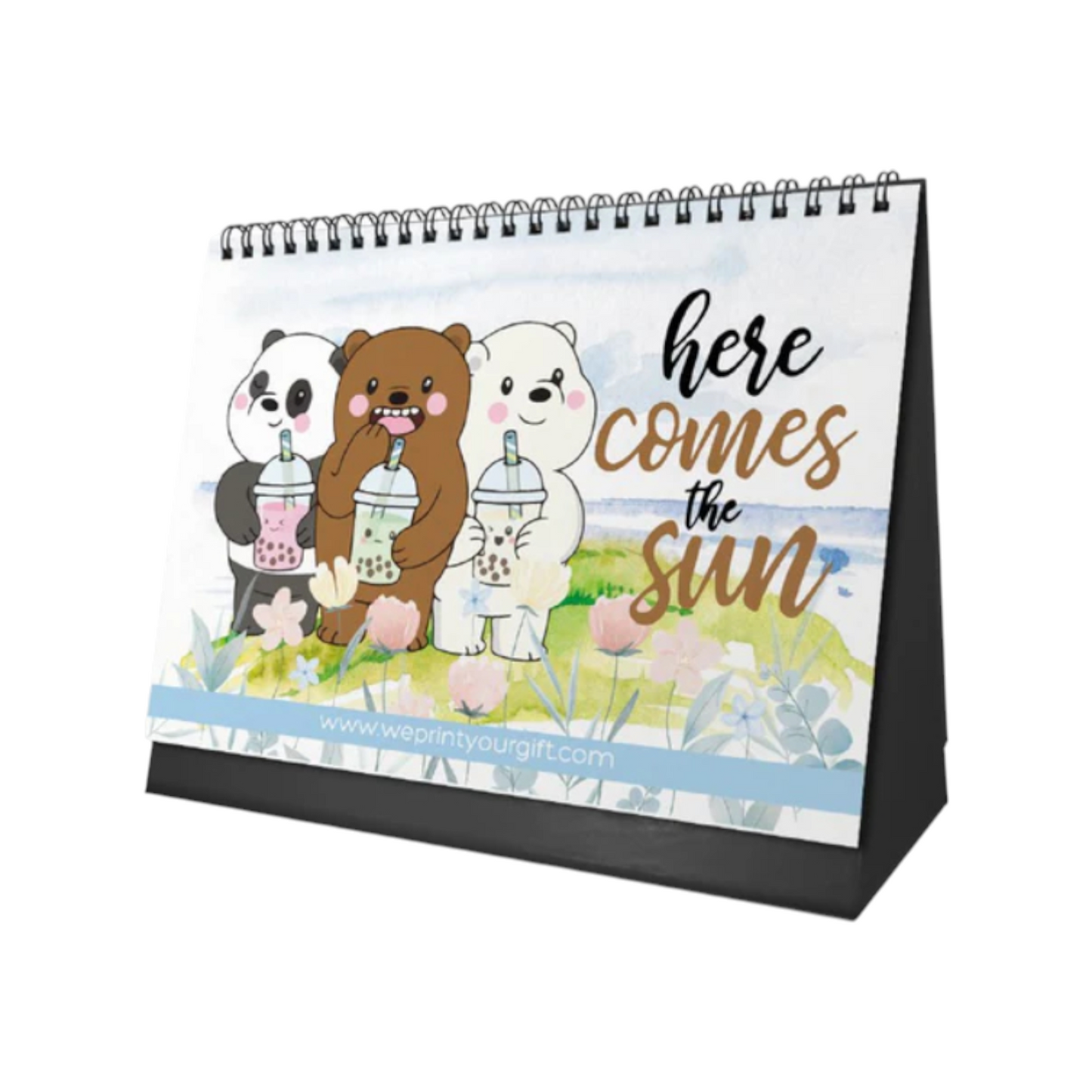 Office Desk Calendar 2026 Cute Bears