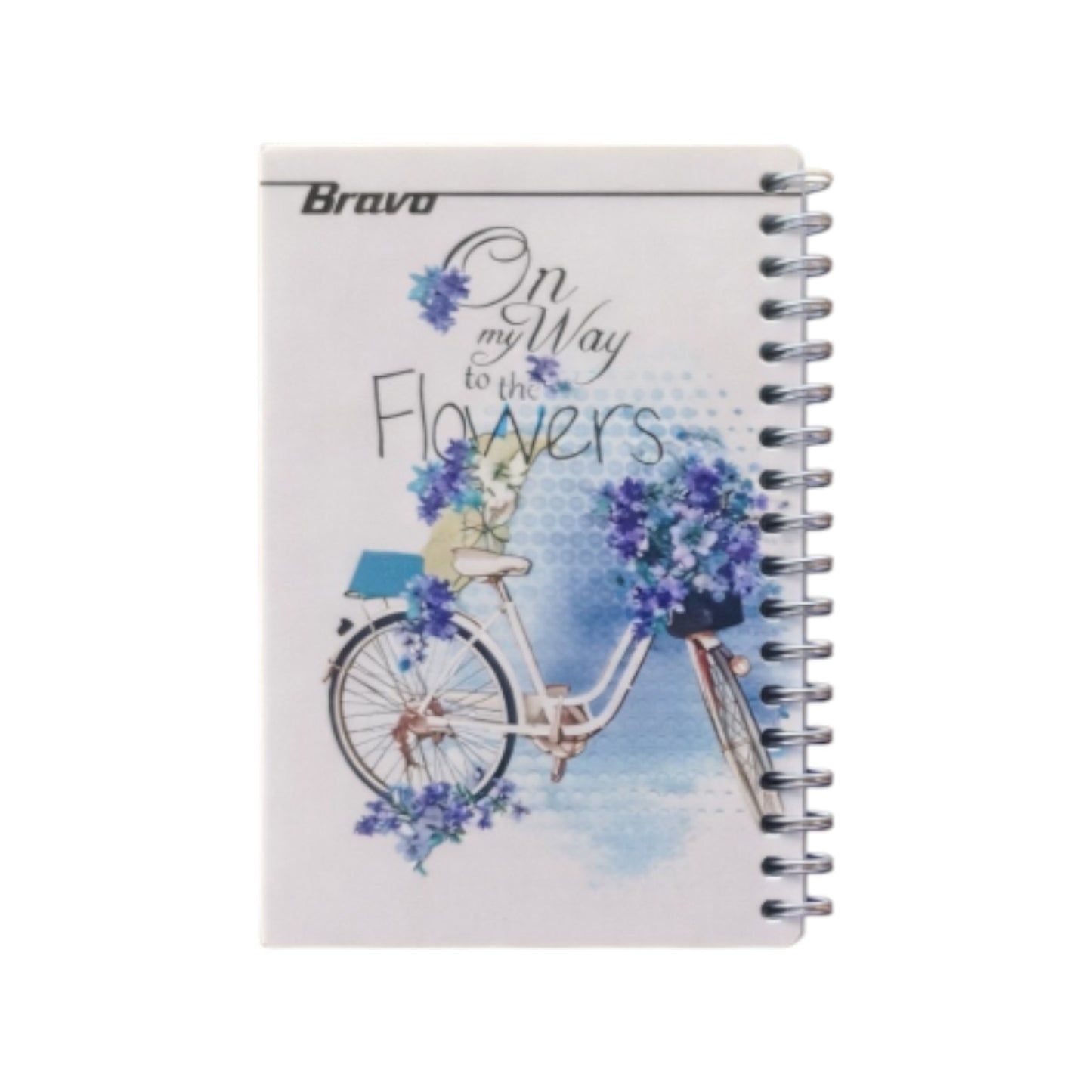 Bravo 4 Subjects Mini Spiral Notebook 10x14.5cm