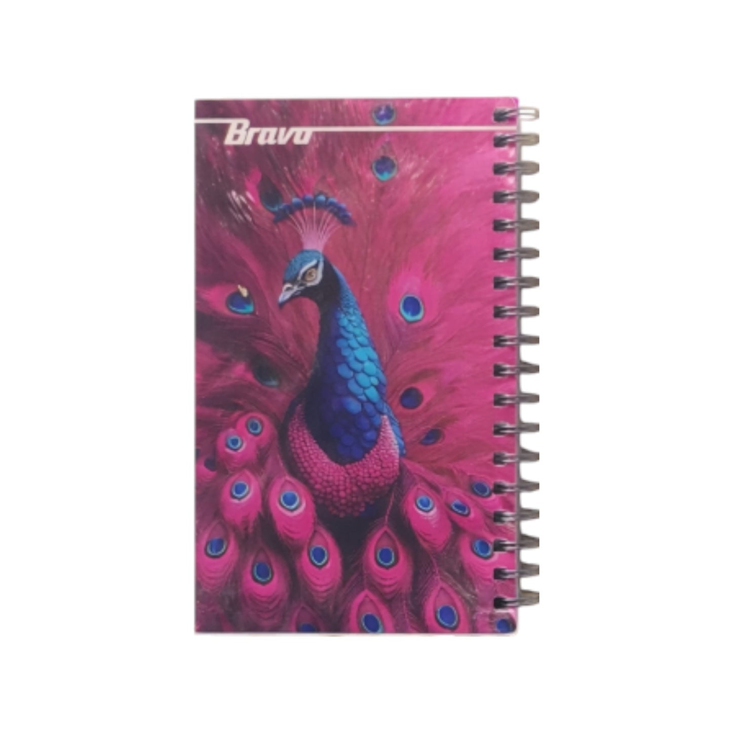 Bravo 4 Subjects Mini Spiral Notebook 10x14.5cm