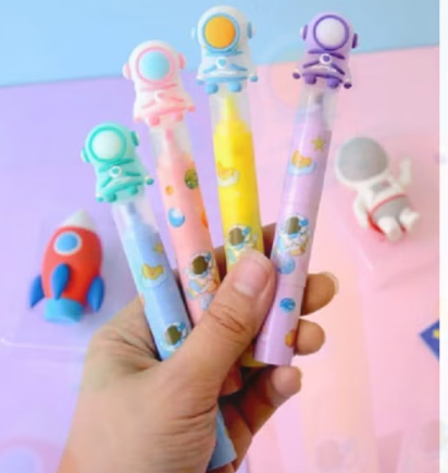 Highlighter Glitter Pastel 6 Colors Dino