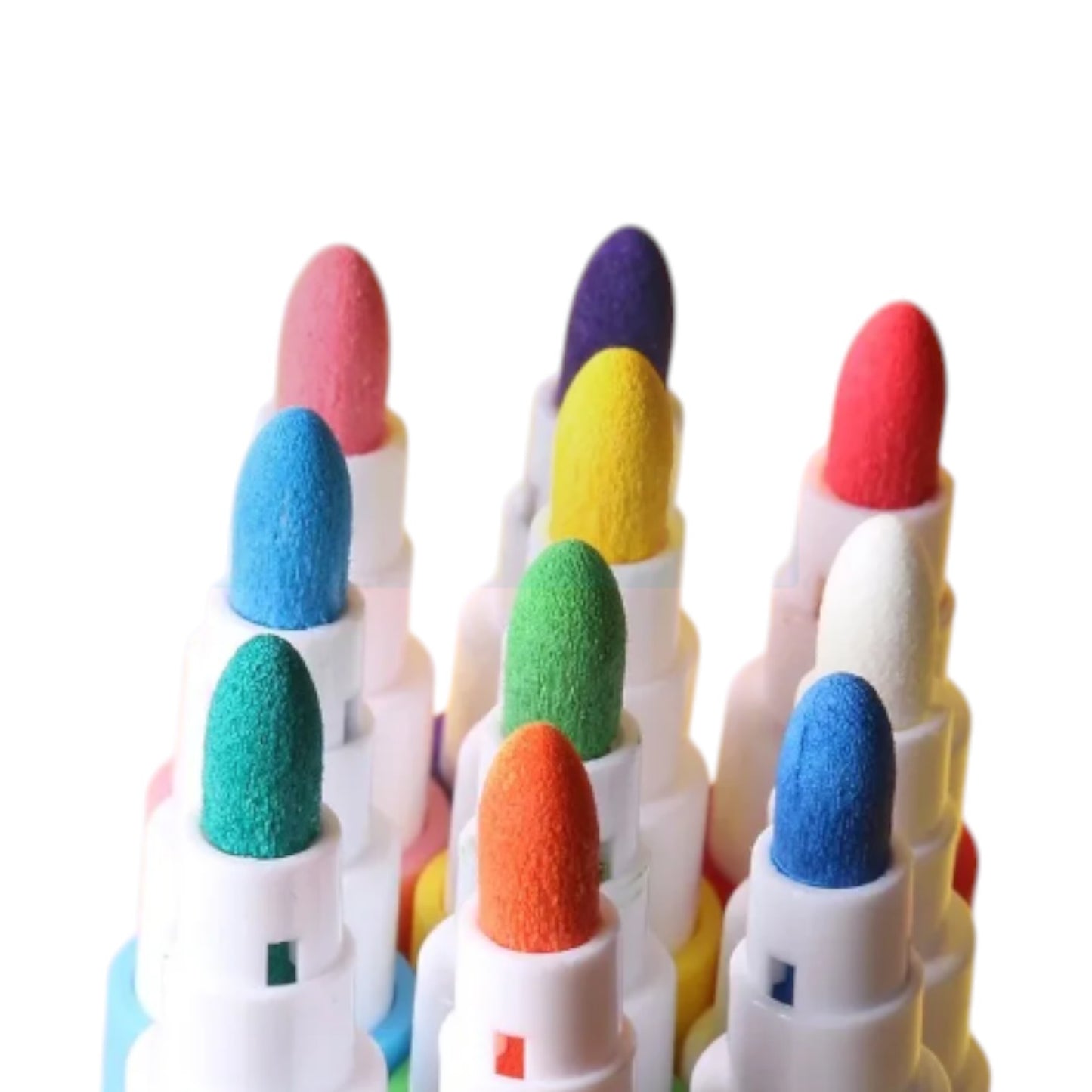 24 Colors Acrylic Paint Marker Pen Set for Crafts Fabric Canvas Glass Paper