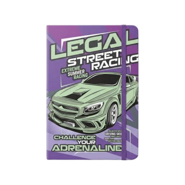 80 Sheets  A5 Hard Cover Notebook –  Big Concept Legal Racing