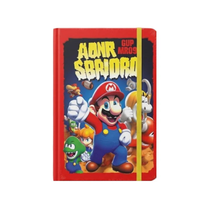 80 Sheets  A5 Hard Cover Notebook – Red Mario