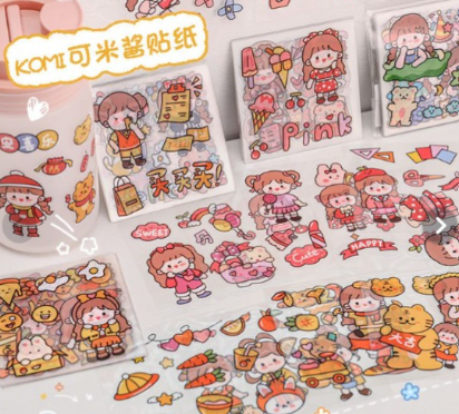18 Squared Sticker Sheets