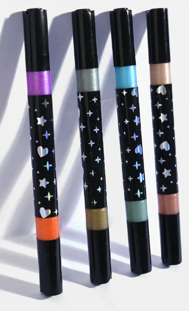 Double Line Outline Pen, Self-Outline Metallic Markers, 6 Colors