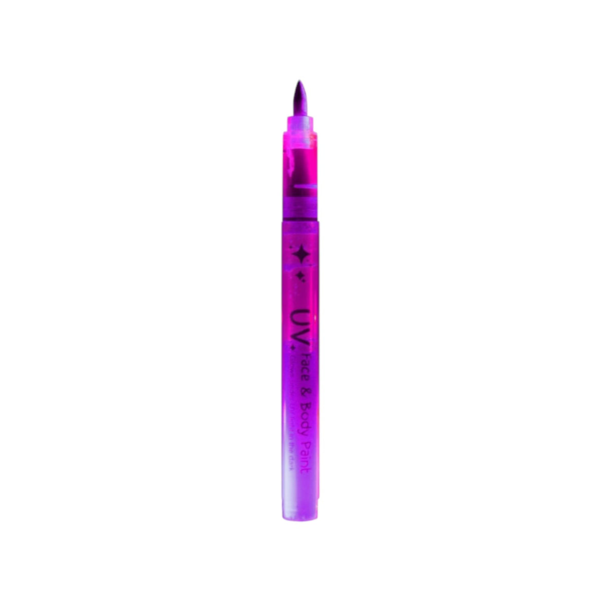 1 Color Glow in the Dark UV Body Paint Marker - 0.68 fl oz Liquid Neon Watercolor Pen for Concerts and Face Painting