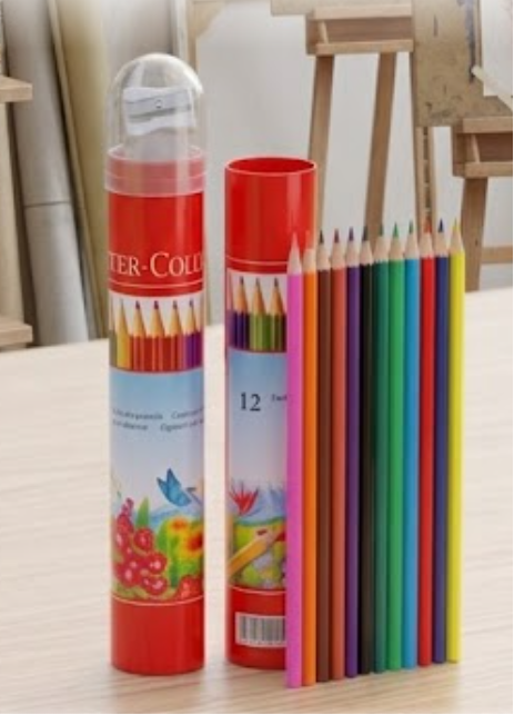 12 - 24  Coloring Pencils For School - Multi Color